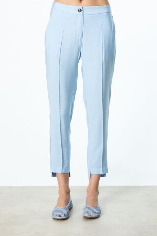 Ekol Önü Düğmeli Beli Kuşaklı  Takım