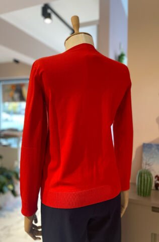 Bisiklet Yaka Uzun Kollu Triko