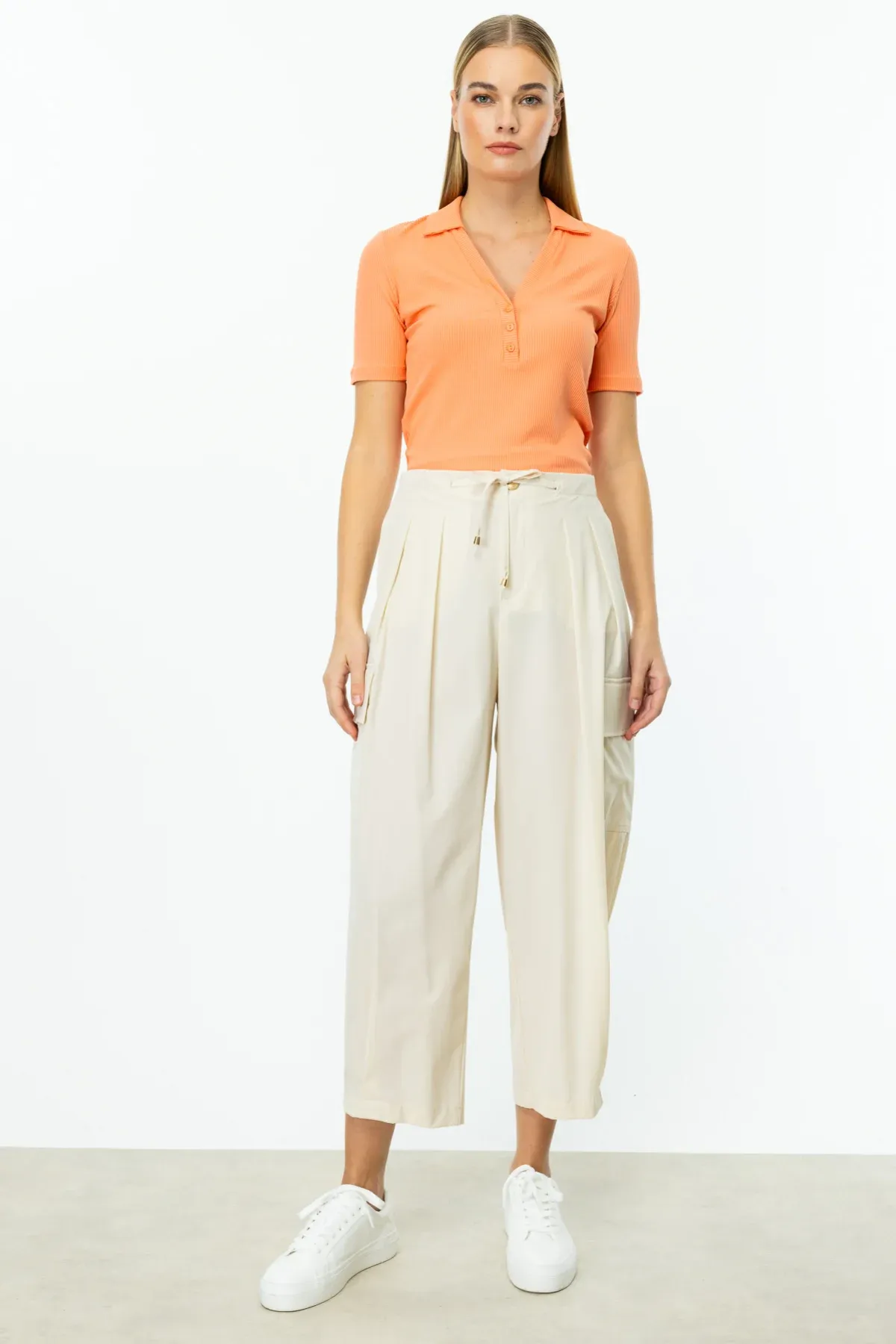 On Kargo Cepli Paraşüt Kumaş Pantolon