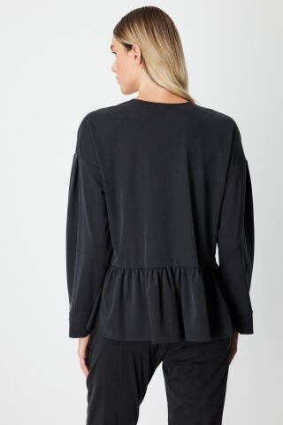 On Fermuar Detay Ceket