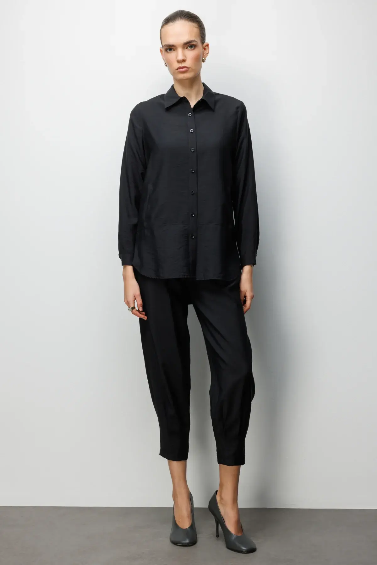 Ekol On Paçası Dikişli Cepli Eşofman Altı