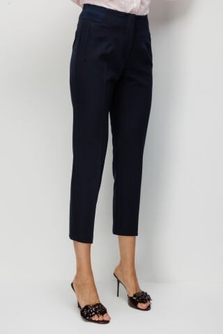 Ekol Kalın Lastikli Dar Paça Pantolon Lacivert