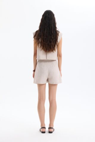 Quzu Mini Şort Nature