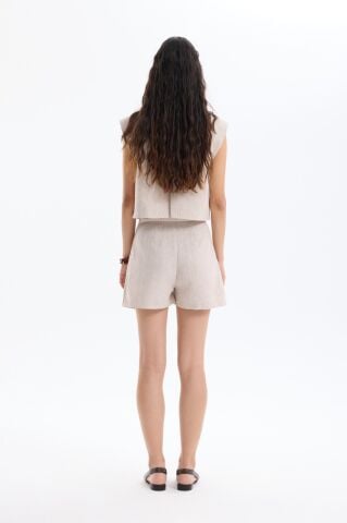 Quzu Mini Şort Nature