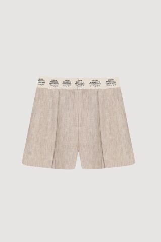 Quzu Mini Şort Nature