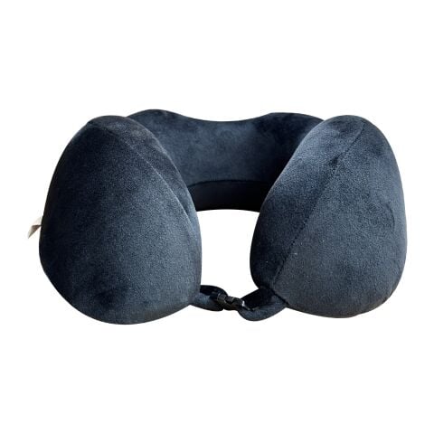 Viscohappy Ortopedik Visco Seyahat Boyun Yastığı                                                                 Hafızalı Sünger, Çıkarılabilir Kılıf (Siyah)