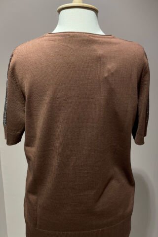 Taş İşlemeli Triko