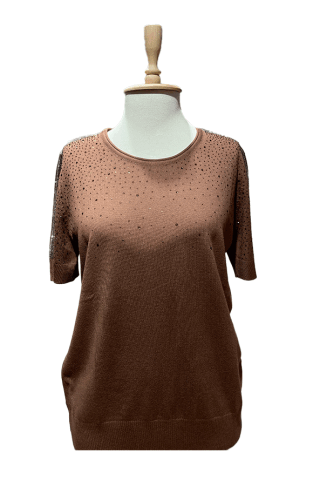 Taş İşlemeli Triko