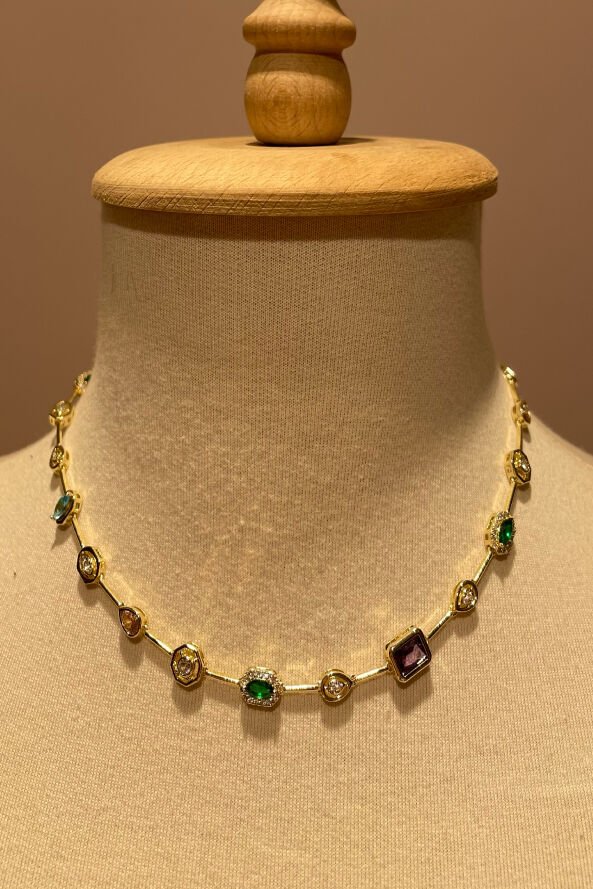 Renk Geçişli Kolye Gold