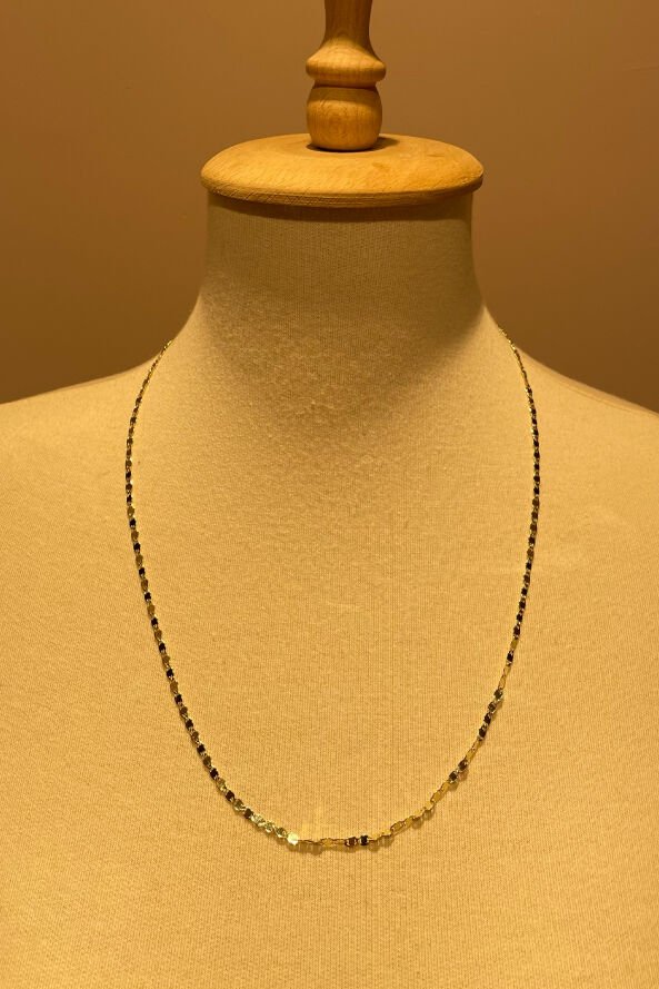 Gold Detay  Zincir Kolye
