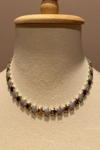 Özel Tasarım Yıldız Desenli Kolye