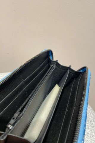 Desenli Cüzdan Mavi