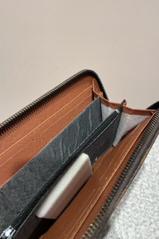 Logolu Cüzdan Kahverengi