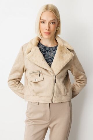 Ekol Peluşlu Güderi Mont Kum