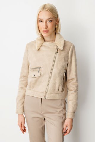 Ekol Peluşlu Güderi Mont Kum