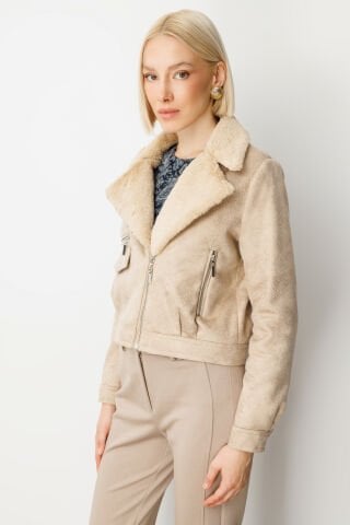 Ekol Peluşlu Güderi Mont Kum