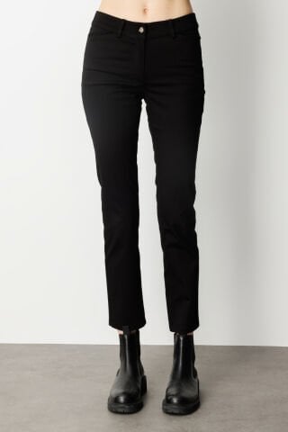 Ekol Dar Paça Kanvas Pantolon Siyah