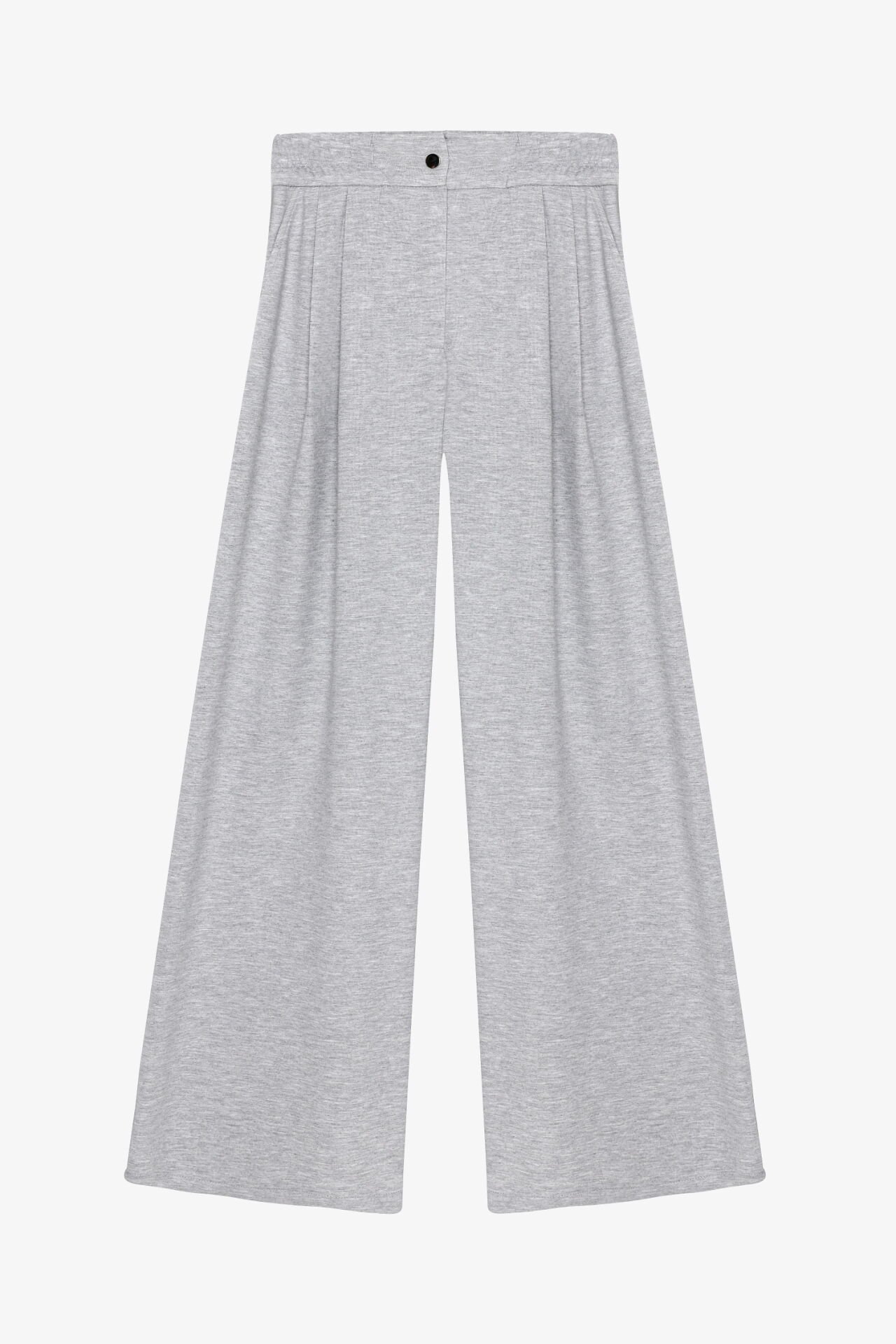 Quzu Yüksek Bel Bol Paça Eşofman Altı